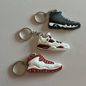 Jordan Sneaker Keychain (LOT OF 3)